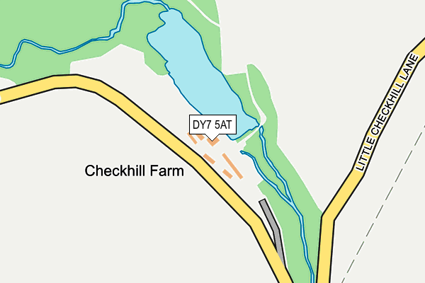 DY7 5AT map - OS OpenMap – Local (Ordnance Survey) DY7 5AT map - OS OpenMap – Local (Ordnance Survey)