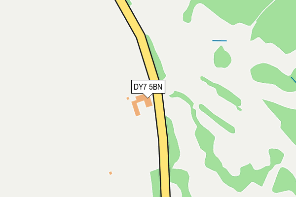 DY7 5BN map - OS OpenMap – Local (Ordnance Survey) DY7 5BN map - OS OpenMap – Local (Ordnance Survey)