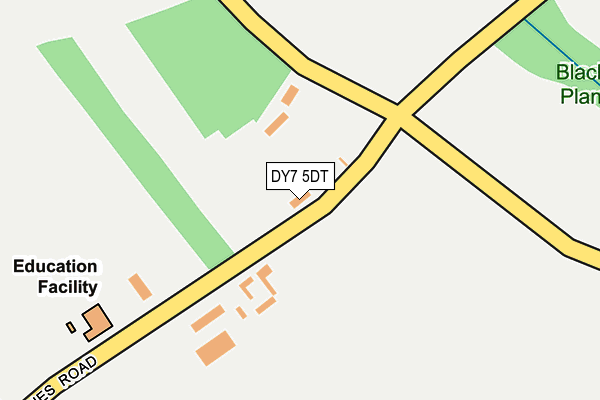 DY7 5DT map - OS OpenMap – Local (Ordnance Survey) DY7 5DT map - OS OpenMap – Local (Ordnance Survey)