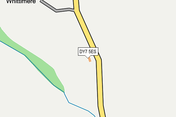DY7 5ES map - OS OpenMap – Local (Ordnance Survey) DY7 5ES map - OS OpenMap – Local (Ordnance Survey)