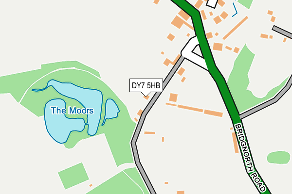 DY7 5HB map - OS OpenMap – Local (Ordnance Survey)