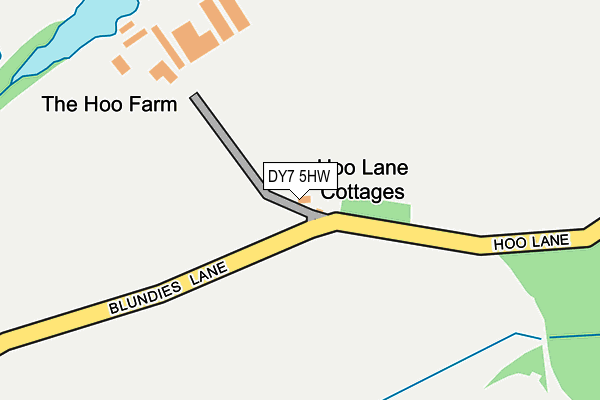 DY7 5HW map - OS OpenMap – Local (Ordnance Survey) DY7 5HW map - OS OpenMap – Local (Ordnance Survey)