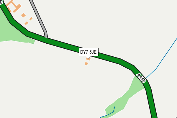 DY7 5JE map - OS OpenMap – Local (Ordnance Survey) DY7 5JE map - OS OpenMap – Local (Ordnance Survey)