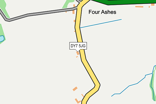 DY7 5JG map - OS OpenMap – Local (Ordnance Survey) DY7 5JG map - OS OpenMap – Local (Ordnance Survey)