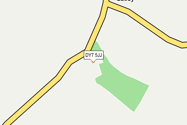 DY7 5JJ map - OS OpenMap – Local (Ordnance Survey) DY7 5JJ map - OS OpenMap – Local (Ordnance Survey)