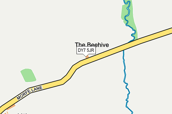 DY7 5JR map - OS OpenMap – Local (Ordnance Survey) DY7 5JR map - OS OpenMap – Local (Ordnance Survey)