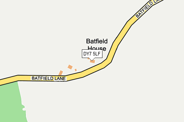 DY7 5LF map - OS OpenMap – Local (Ordnance Survey)