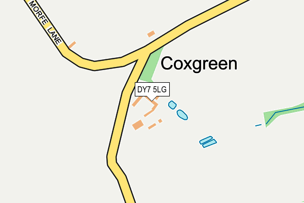 DY7 5LG map - OS OpenMap – Local (Ordnance Survey) DY7 5LG map - OS OpenMap – Local (Ordnance Survey)