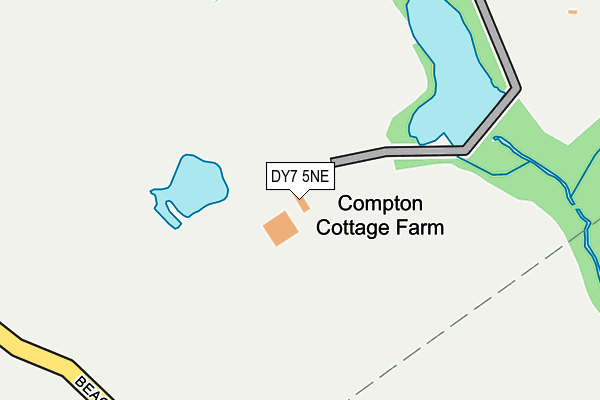 DY7 5NE map - OS OpenMap – Local (Ordnance Survey) DY7 5NE map - OS OpenMap – Local (Ordnance Survey)