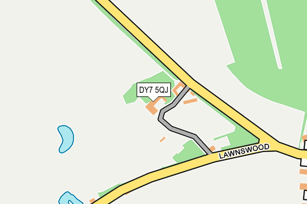 DY7 5QJ map - OS OpenMap – Local (Ordnance Survey) DY7 5QJ map - OS OpenMap – Local (Ordnance Survey)