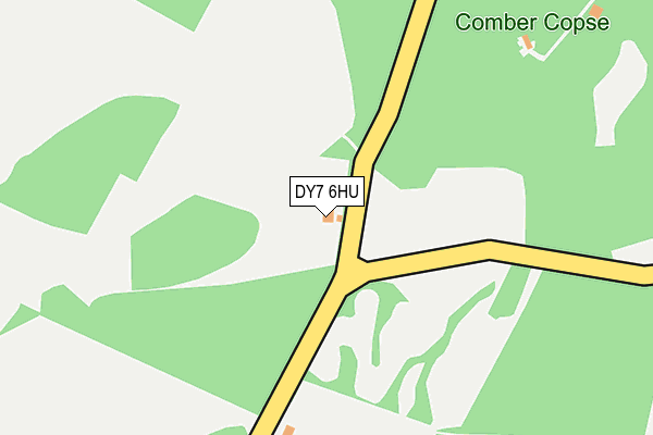 DY7 6HU map - OS OpenMap – Local (Ordnance Survey) DY7 6HU map - OS OpenMap – Local (Ordnance Survey)