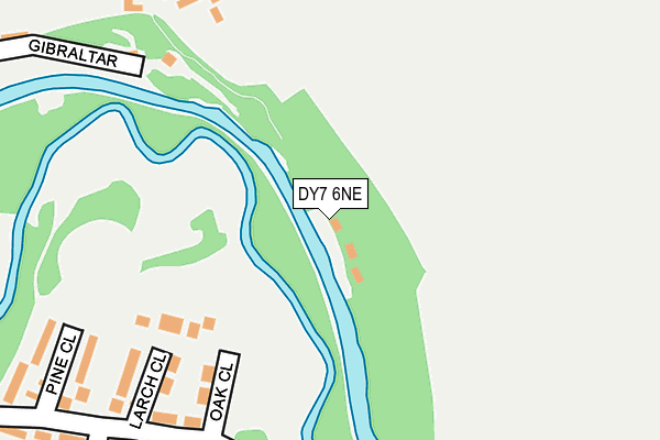 DY7 6NE map - OS OpenMap – Local (Ordnance Survey) DY7 6NE map - OS OpenMap – Local (Ordnance Survey)