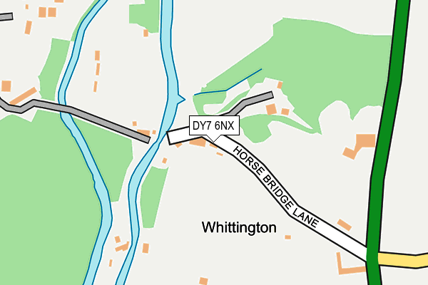 DY7 6NX map - OS OpenMap – Local (Ordnance Survey) DY7 6NX map - OS OpenMap – Local (Ordnance Survey)