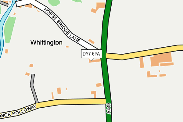 DY7 6PA map - OS OpenMap – Local (Ordnance Survey) DY7 6PA map - OS OpenMap – Local (Ordnance Survey)