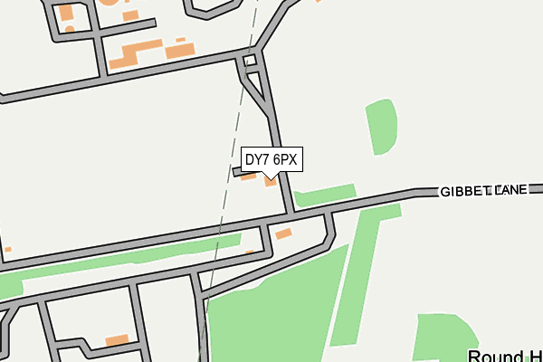 DY7 6PX map - OS OpenMap – Local (Ordnance Survey) DY7 6PX map - OS OpenMap – Local (Ordnance Survey)