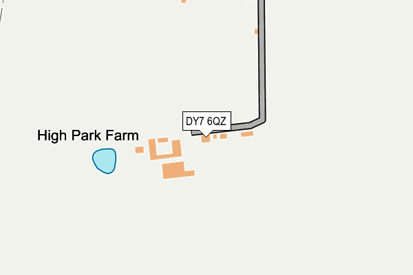 DY7 6QZ map - OS OpenMap – Local (Ordnance Survey)