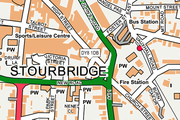 DY8 1DB map - OS OpenMap – Local (Ordnance Survey) DY8 1DB map - OS OpenMap – Local (Ordnance Survey)
