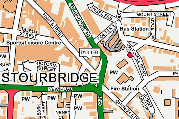 DY8 1EB map - OS OpenMap – Local (Ordnance Survey) DY8 1EB map - OS OpenMap – Local (Ordnance Survey)