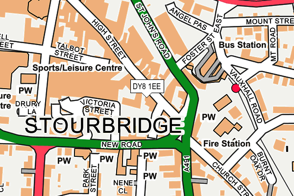 DY8 1EE map - OS OpenMap – Local (Ordnance Survey) DY8 1EE map - OS OpenMap – Local (Ordnance Survey)