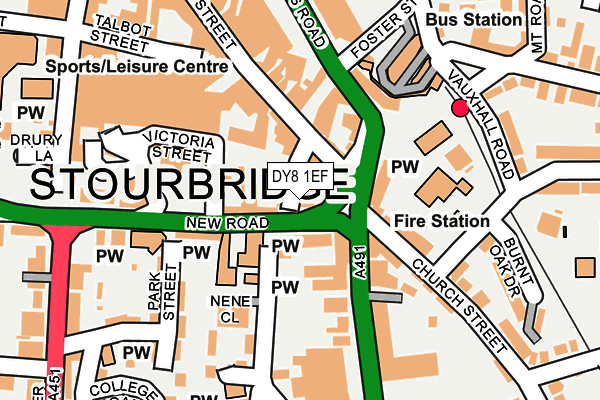 DY8 1EF map - OS OpenMap – Local (Ordnance Survey) DY8 1EF map - OS OpenMap – Local (Ordnance Survey)