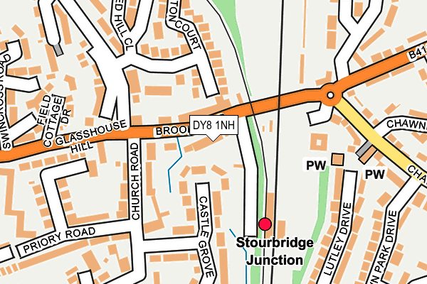 DY8 1NH map - OS OpenMap – Local (Ordnance Survey) DY8 1NH map - OS OpenMap – Local (Ordnance Survey)