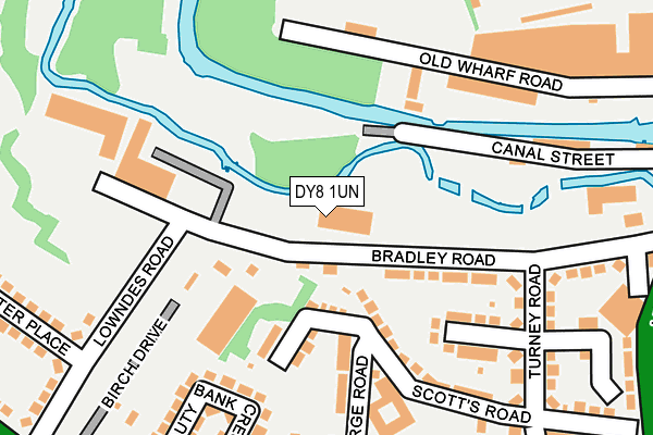 DY8 1UN map - OS OpenMap – Local (Ordnance Survey) DY8 1UN map - OS OpenMap – Local (Ordnance Survey)