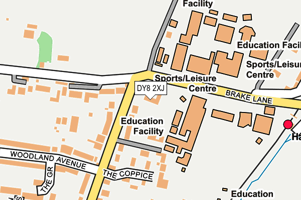 DY8 2XJ map - OS OpenMap – Local (Ordnance Survey) DY8 2XJ map - OS OpenMap – Local (Ordnance Survey)