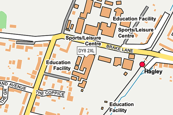 DY8 2XL map - OS OpenMap – Local (Ordnance Survey) DY8 2XL map - OS OpenMap – Local (Ordnance Survey)