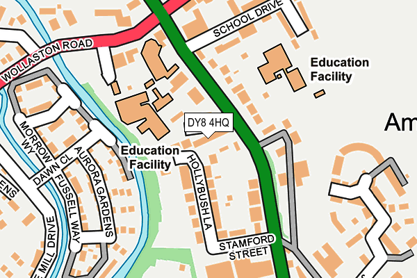 DY8 4HQ map - OS OpenMap – Local (Ordnance Survey) DY8 4HQ map - OS OpenMap – Local (Ordnance Survey)