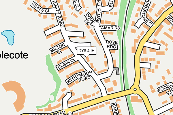 DY8 4JH map - OS OpenMap – Local (Ordnance Survey)