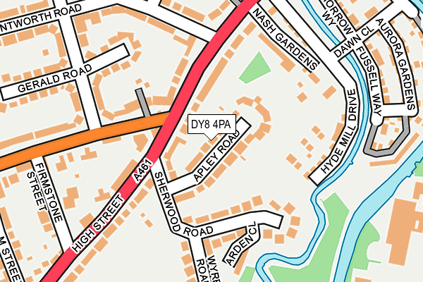 DY8 4PA map - OS OpenMap – Local (Ordnance Survey) DY8 4PA map - OS OpenMap – Local (Ordnance Survey)