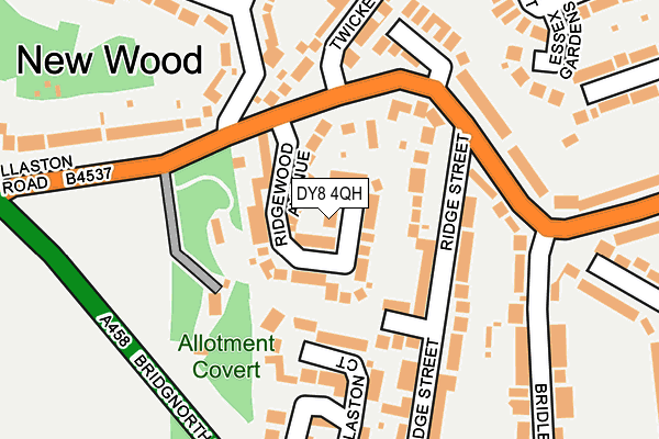 DY8 4QH map - OS OpenMap – Local (Ordnance Survey)
