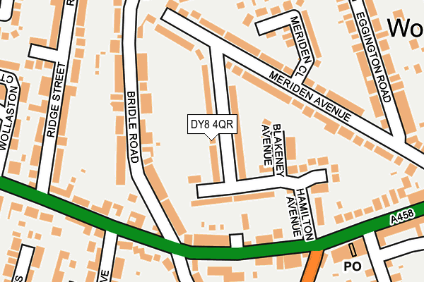 DY8 4QR map - OS OpenMap – Local (Ordnance Survey) DY8 4QR map - OS OpenMap – Local (Ordnance Survey)