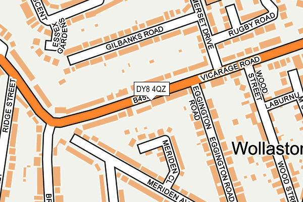 DY8 4QZ map - OS OpenMap – Local (Ordnance Survey) DY8 4QZ map - OS OpenMap – Local (Ordnance Survey)