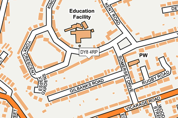 DY8 4RP map - OS OpenMap – Local (Ordnance Survey)