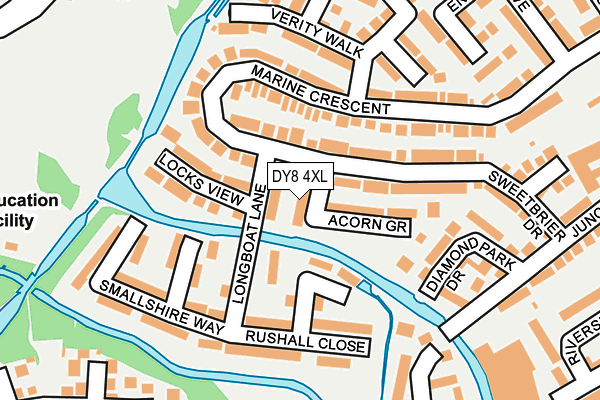 DY8 4XL map - OS OpenMap – Local (Ordnance Survey) DY8 4XL map - OS OpenMap – Local (Ordnance Survey)