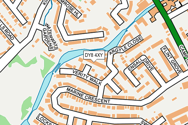 DY8 4XY map - OS OpenMap – Local (Ordnance Survey) DY8 4XY map - OS OpenMap – Local (Ordnance Survey)