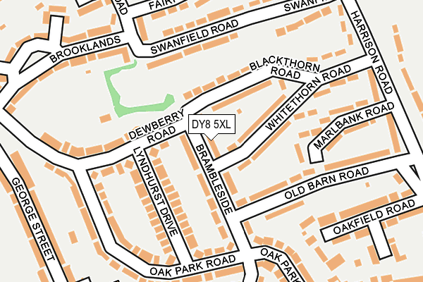 DY8 5XL map - OS OpenMap – Local (Ordnance Survey) DY8 5XL map - OS OpenMap – Local (Ordnance Survey)