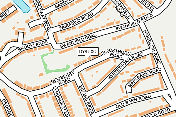 DY8 5XQ map - OS OpenMap – Local (Ordnance Survey) DY8 5XQ map - OS OpenMap – Local (Ordnance Survey)