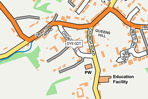 DY9 0DT map - OS OpenMap – Local (Ordnance Survey) DY9 0DT map - OS OpenMap – Local (Ordnance Survey)
