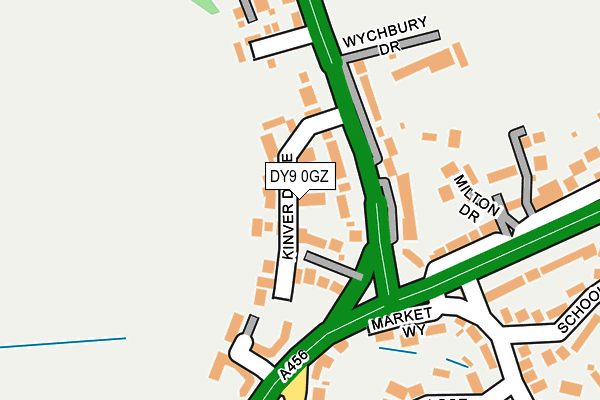 DY9 0GZ map - OS OpenMap – Local (Ordnance Survey) DY9 0GZ map - OS OpenMap – Local (Ordnance Survey)