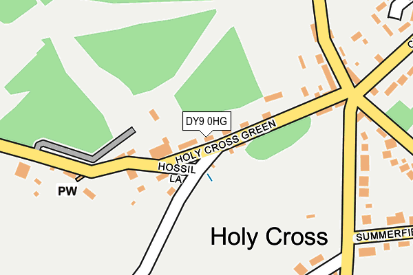 DY9 0HG map - OS OpenMap – Local (Ordnance Survey) DY9 0HG map - OS OpenMap – Local (Ordnance Survey)