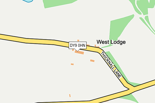 DY9 0HN map - OS OpenMap – Local (Ordnance Survey) DY9 0HN map - OS OpenMap – Local (Ordnance Survey)