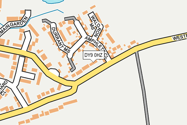 DY9 0HZ map - OS OpenMap – Local (Ordnance Survey) DY9 0HZ map - OS OpenMap – Local (Ordnance Survey)
