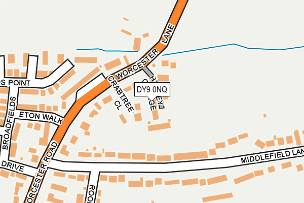 DY9 0NQ map - OS OpenMap – Local (Ordnance Survey) DY9 0NQ map - OS OpenMap – Local (Ordnance Survey)
