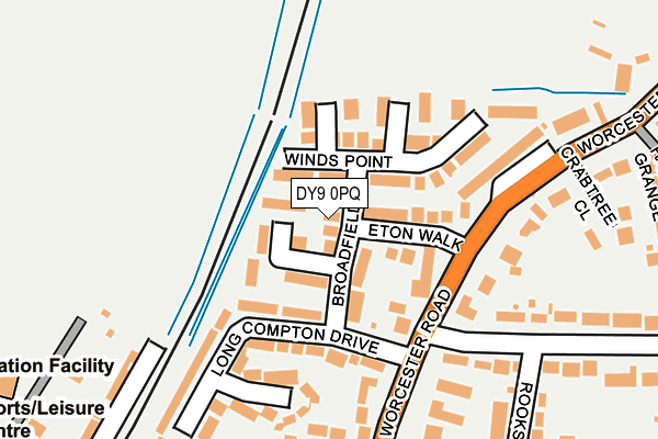 DY9 0PQ map - OS OpenMap – Local (Ordnance Survey) DY9 0PQ map - OS OpenMap – Local (Ordnance Survey)