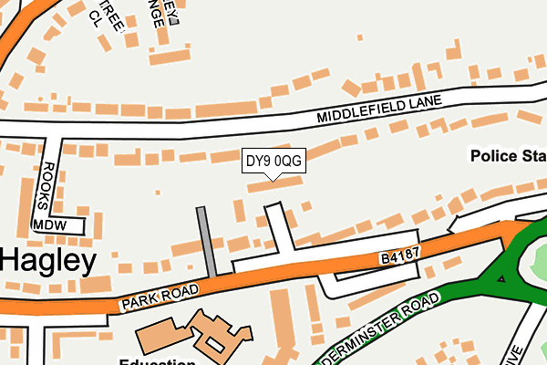 DY9 0QG map - OS OpenMap – Local (Ordnance Survey) DY9 0QG map - OS OpenMap – Local (Ordnance Survey)