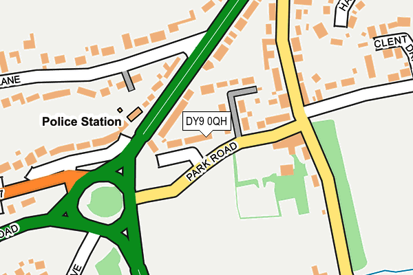 DY9 0QH map - OS OpenMap – Local (Ordnance Survey) DY9 0QH map - OS OpenMap – Local (Ordnance Survey)
