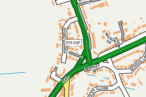 DY9 0QP map - OS OpenMap – Local (Ordnance Survey) DY9 0QP map - OS OpenMap – Local (Ordnance Survey)