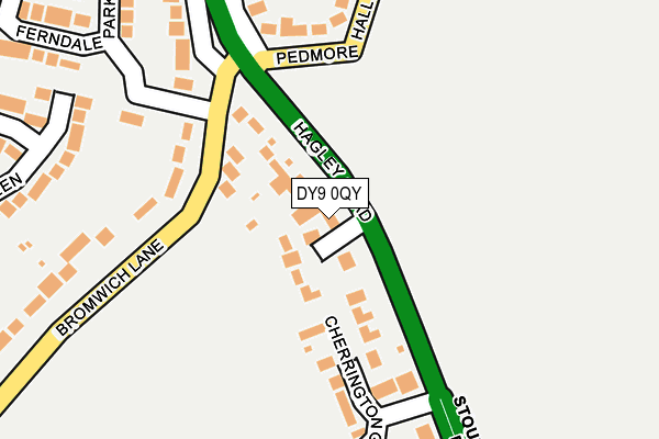DY9 0QY map - OS OpenMap – Local (Ordnance Survey) DY9 0QY map - OS OpenMap – Local (Ordnance Survey)